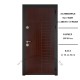 ВХОДНА ВРАТА с MDF цвят ВЕНГЕ 199 x 89 см – ПЪЛЕН КОМПЛЕКТ